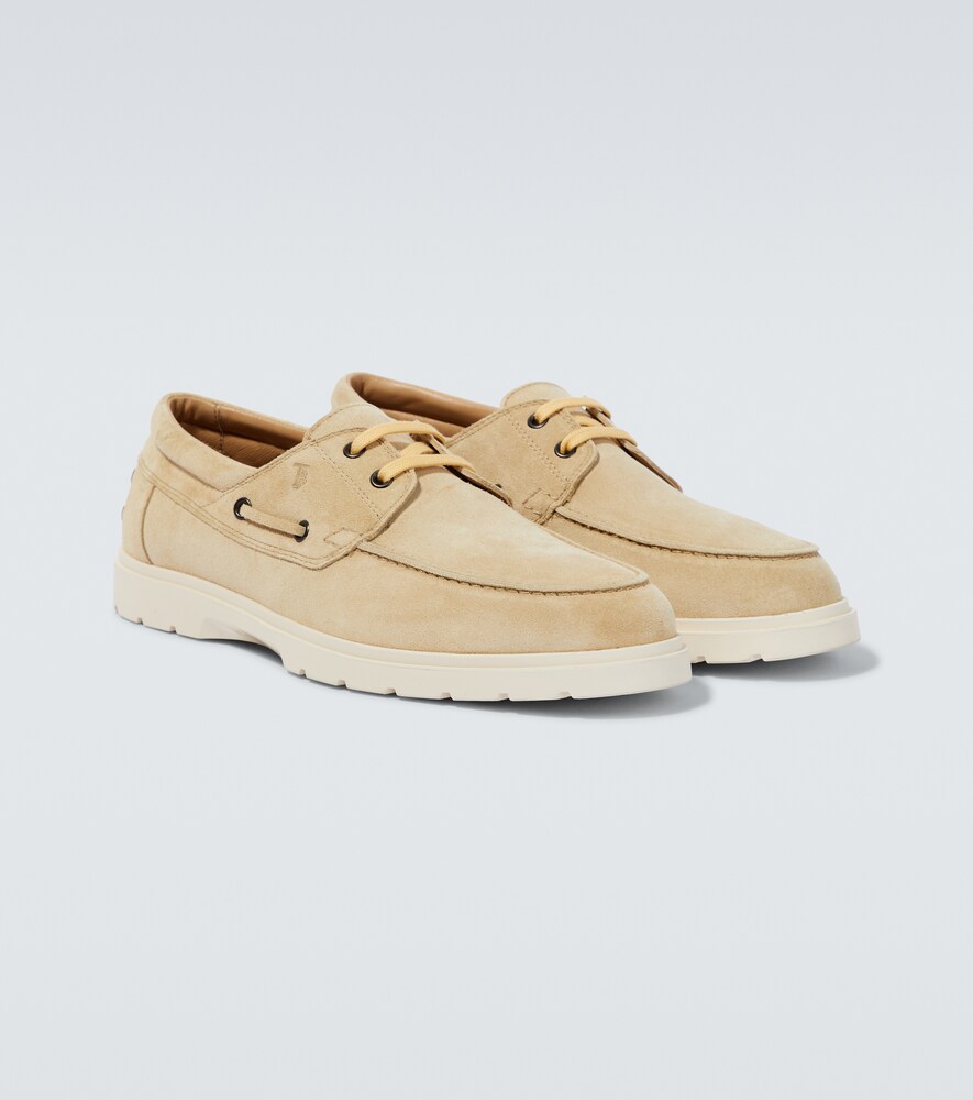 Suede boat shoes