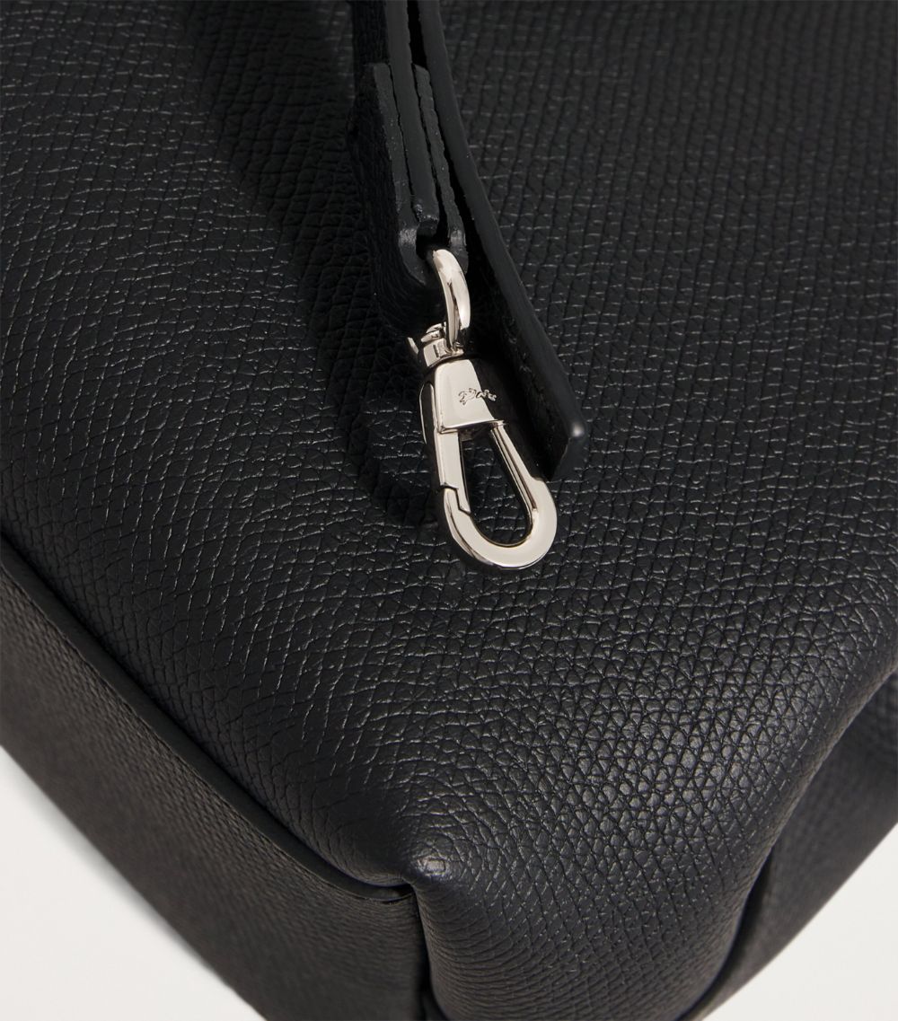 Leather Roseau Top-Handle Bag