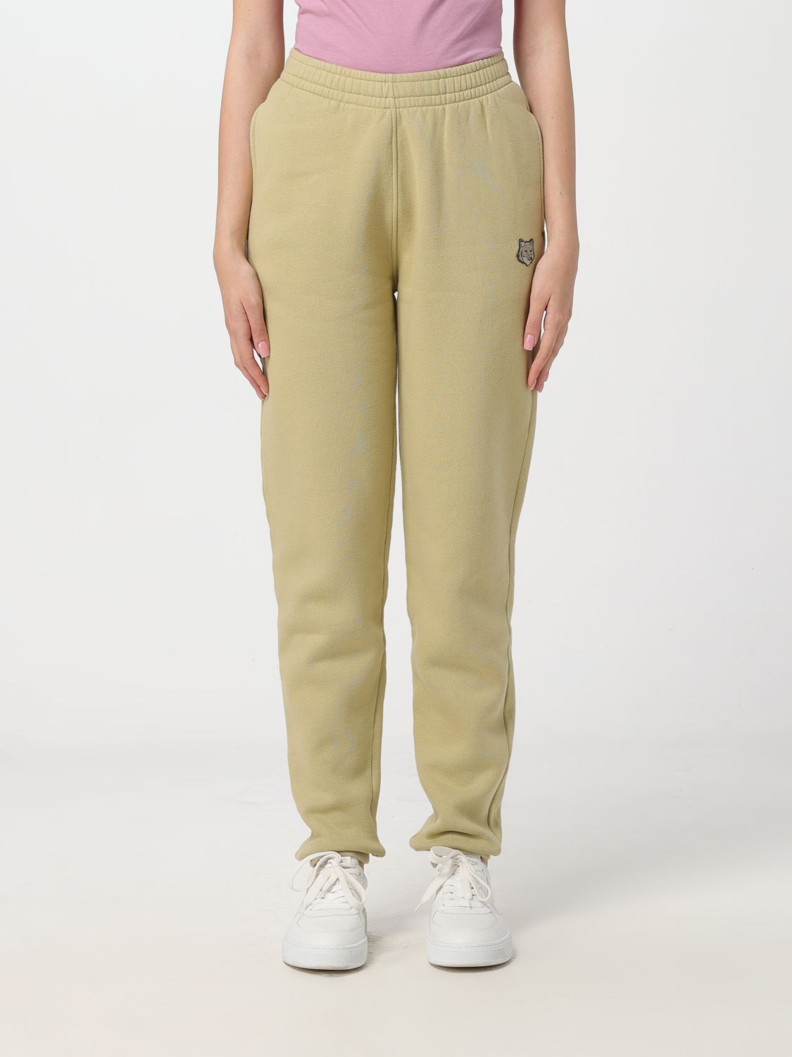 Pants MAISON KITSUNÉ Woman color Beige