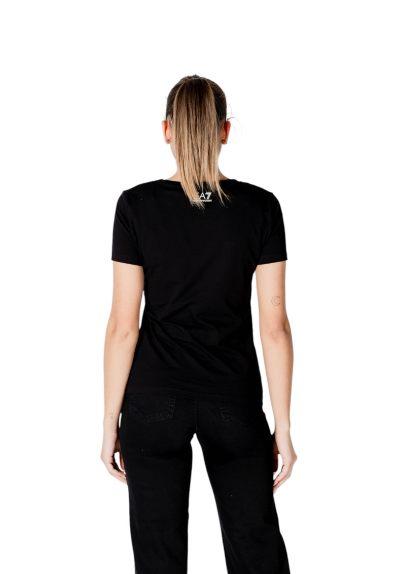 Black Logo Round Neck T-Shirt