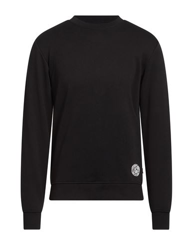 Man Sweatshirt Black Size L Cotton