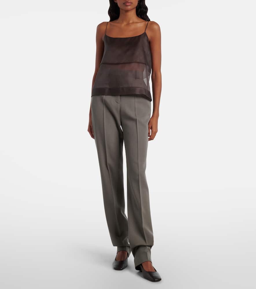Carmen sheer silk camisole