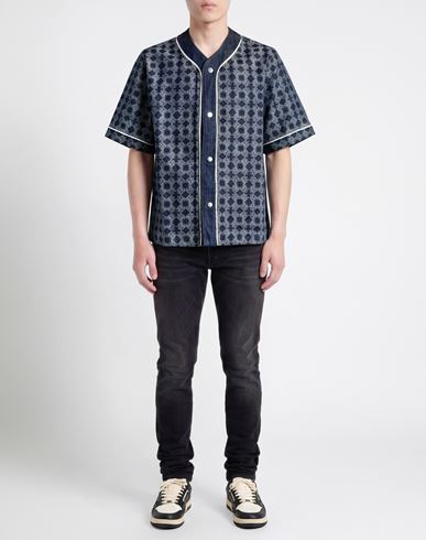 Man Denim shirt Blue Size S Cotton