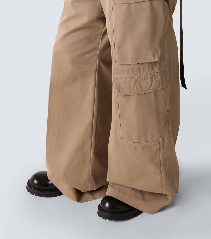 DRKSHDW cotton flannel cargo pants