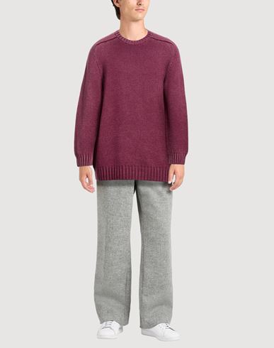 Man Sweater Mauve Size 42 Wool