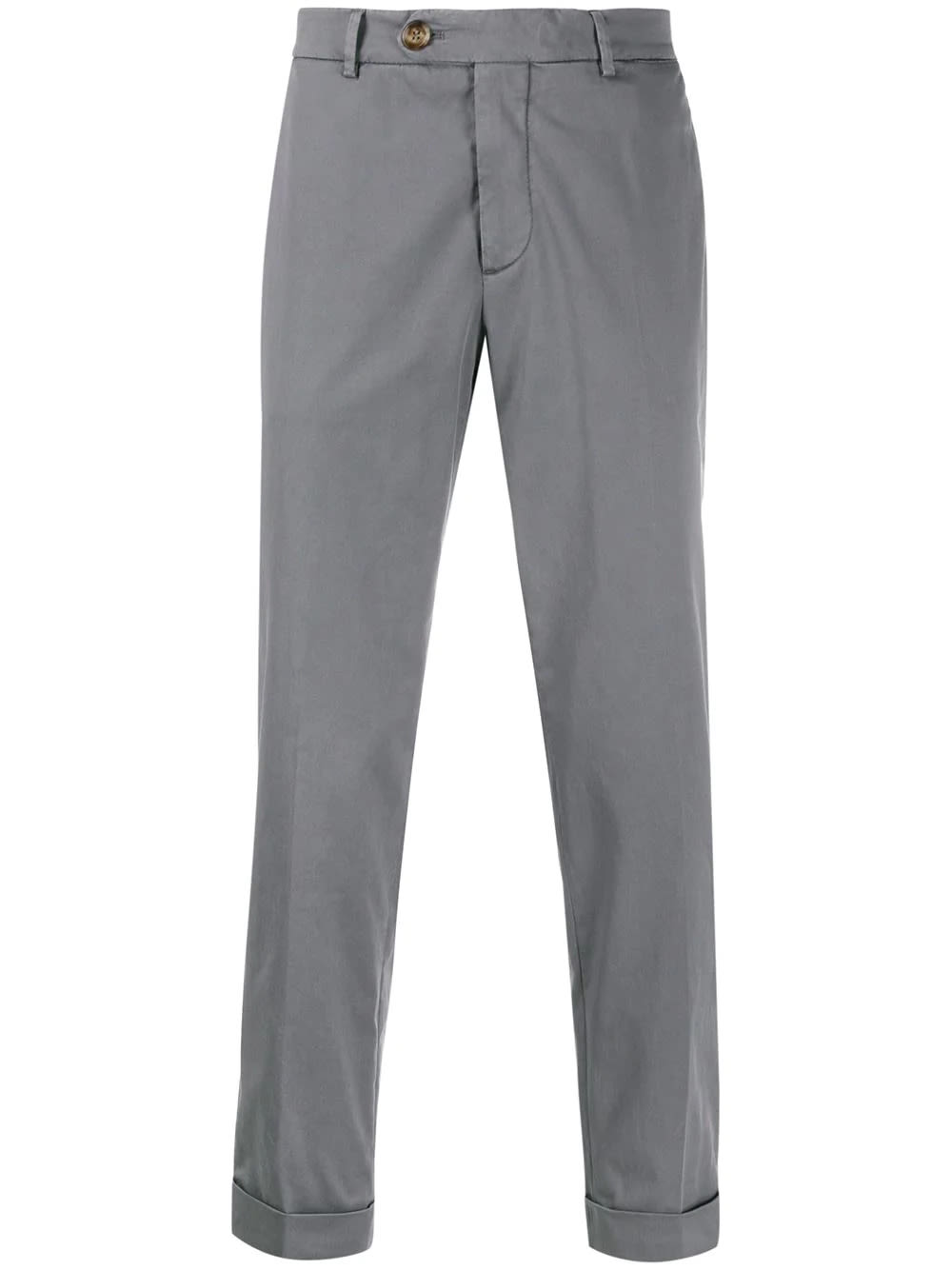 Mid-rise slim chinos - Grey