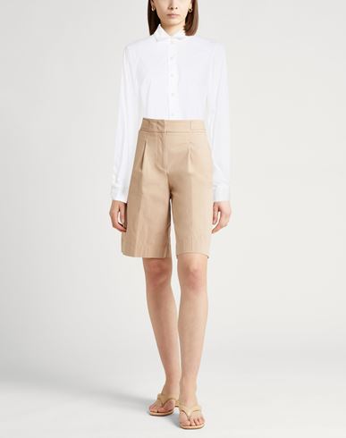 Woman Shirt Ivory Size 2 Cotton, Polyamide, Elastane