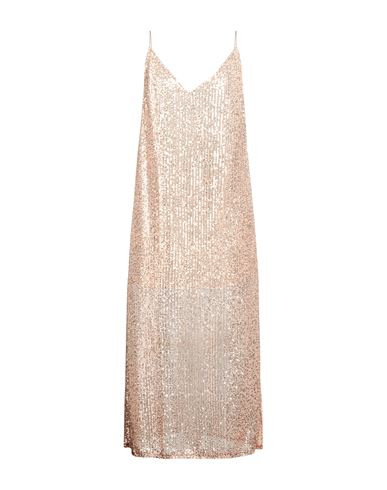 The Nina Studio Woman Midi dress Beige Size M Polyester