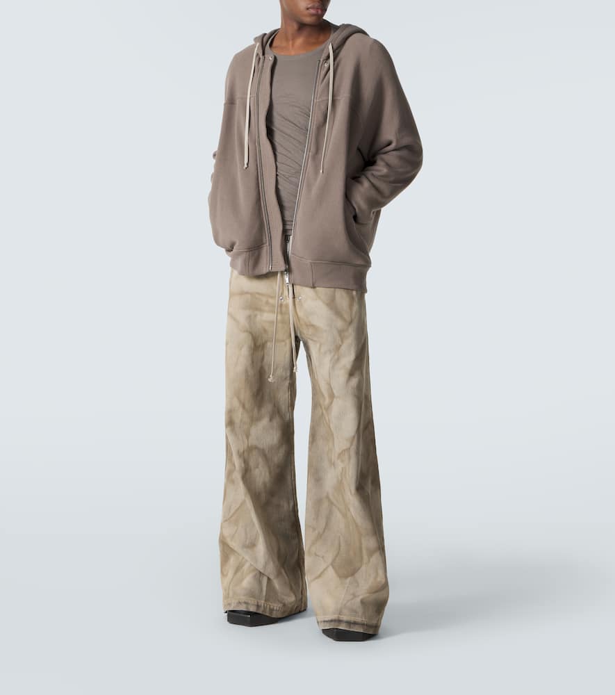 Cotton jersey hoodie