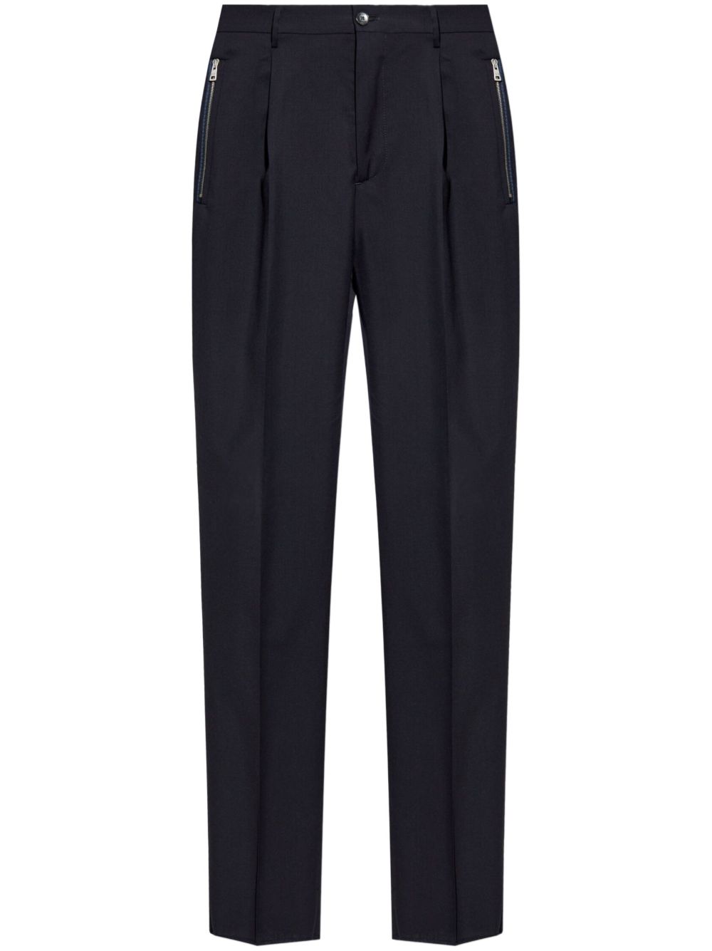 Straight-leg trousers - Blue