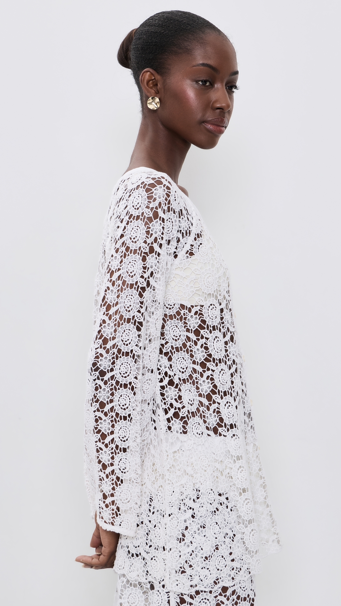 Cosima Cardigan White L