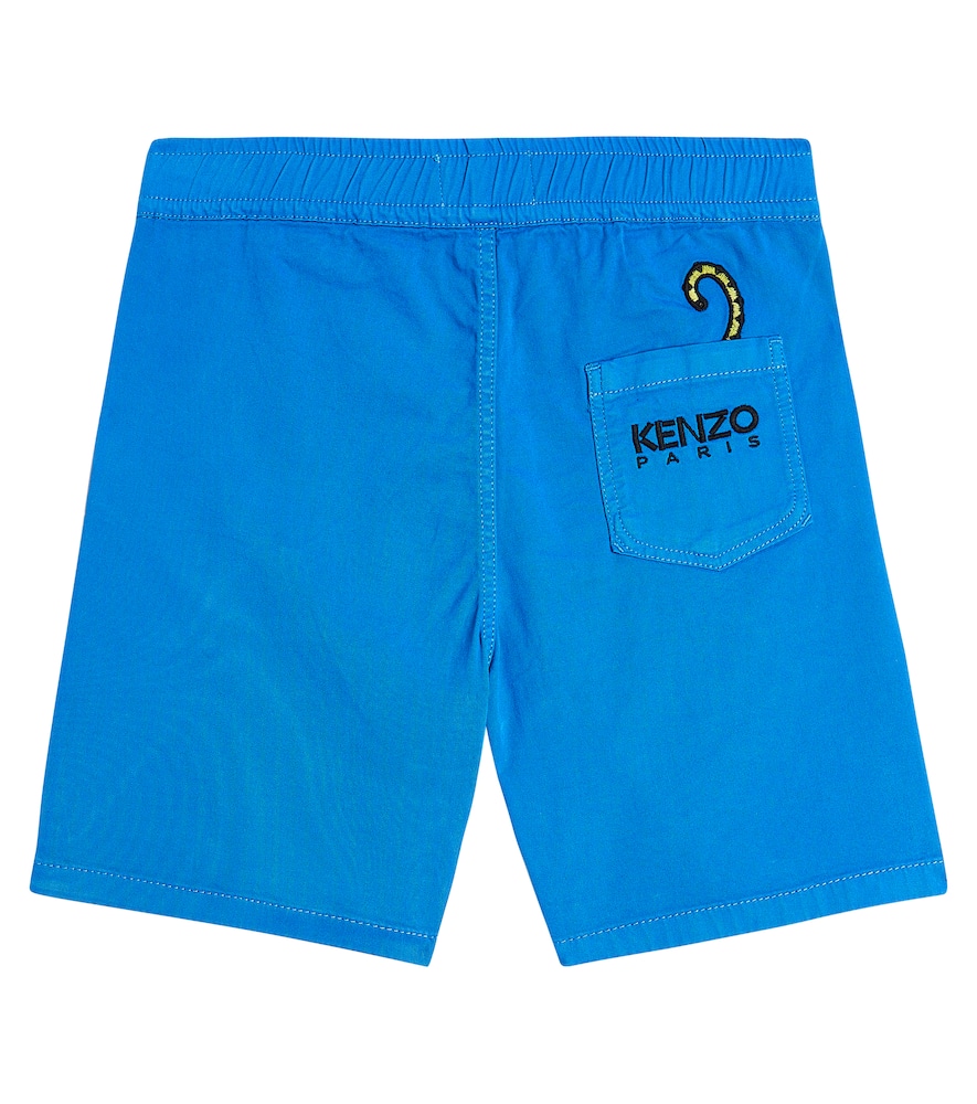 Kenzo Kids Cotton jersey Bermuda shorts