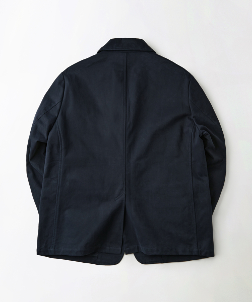 HIGH DENSITY COTTON CLASSIC 3BUTTON JACKET_NAVY
