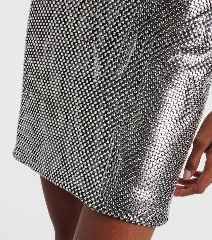 Embellished corset minidress