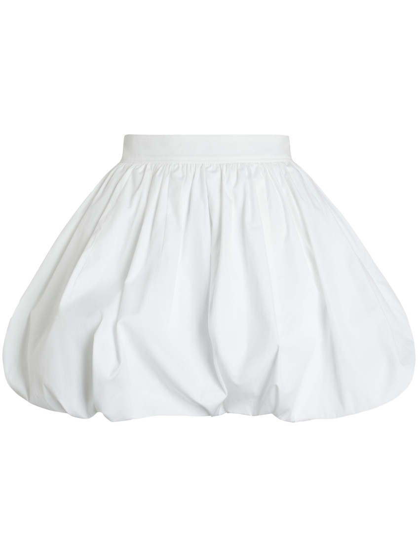 Bubble mini skirt - White