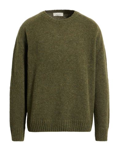 Man Sweater Military green Size 44 Alpaca wool, Merino Wool, Polyamide