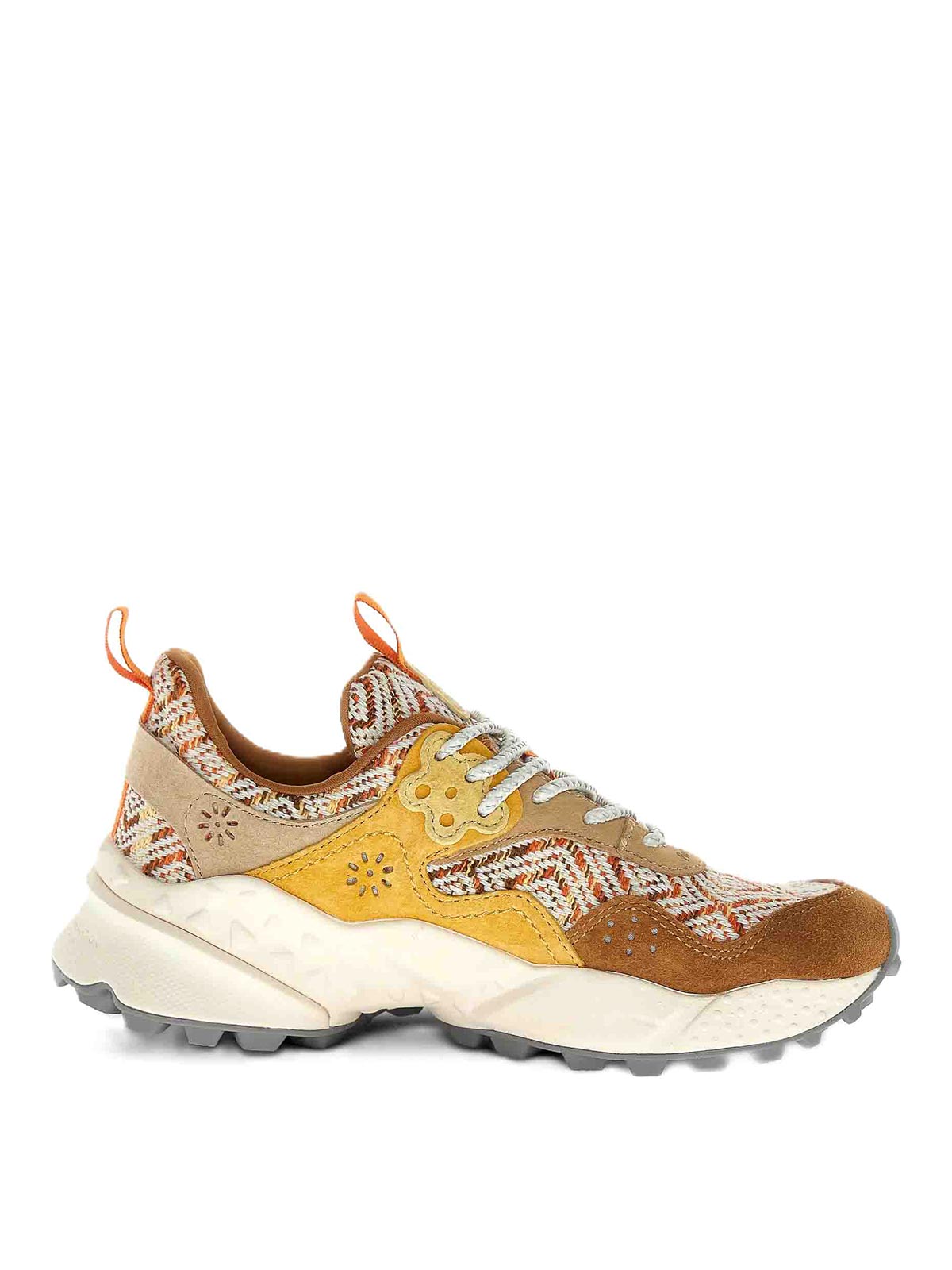 Kotetsu woman suede/knitted jacquard