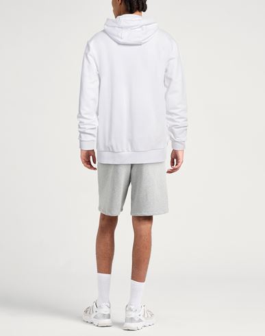 Ea7 Man Sweatshirt White Size S Cotton, Elastane