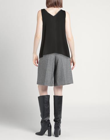 Woman Top Black Size 14 Polyester