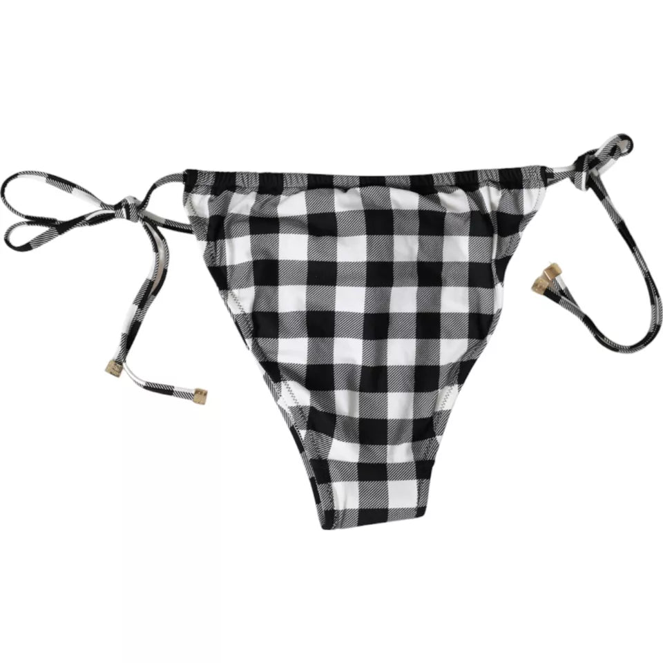 Checkered Bikini Bottom — Multicolor