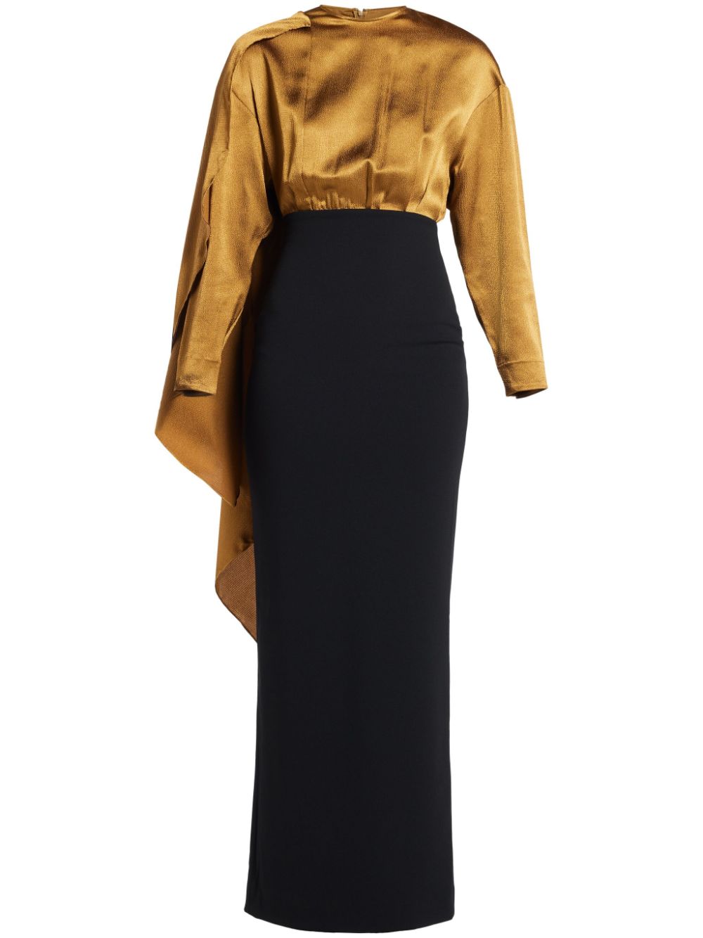 River midi dress - Gold