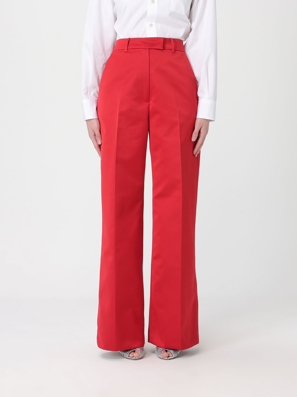 Pants Woman color Red