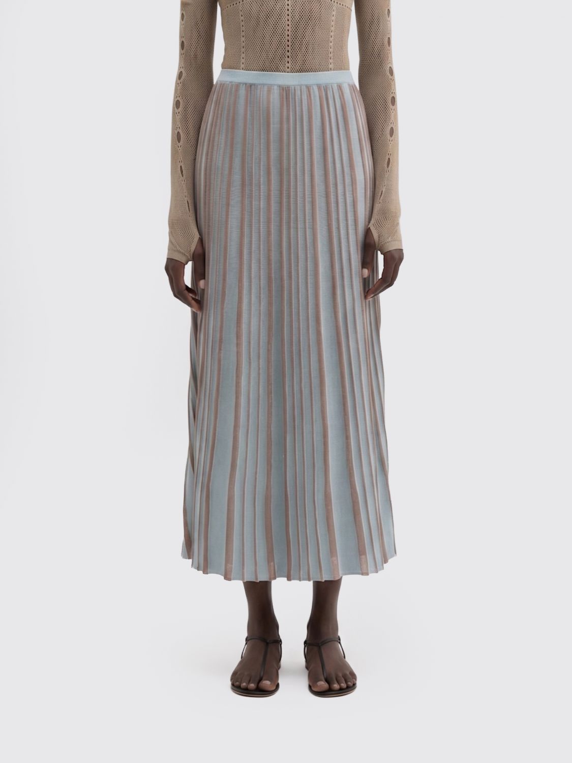 Skirt Woman color Sky