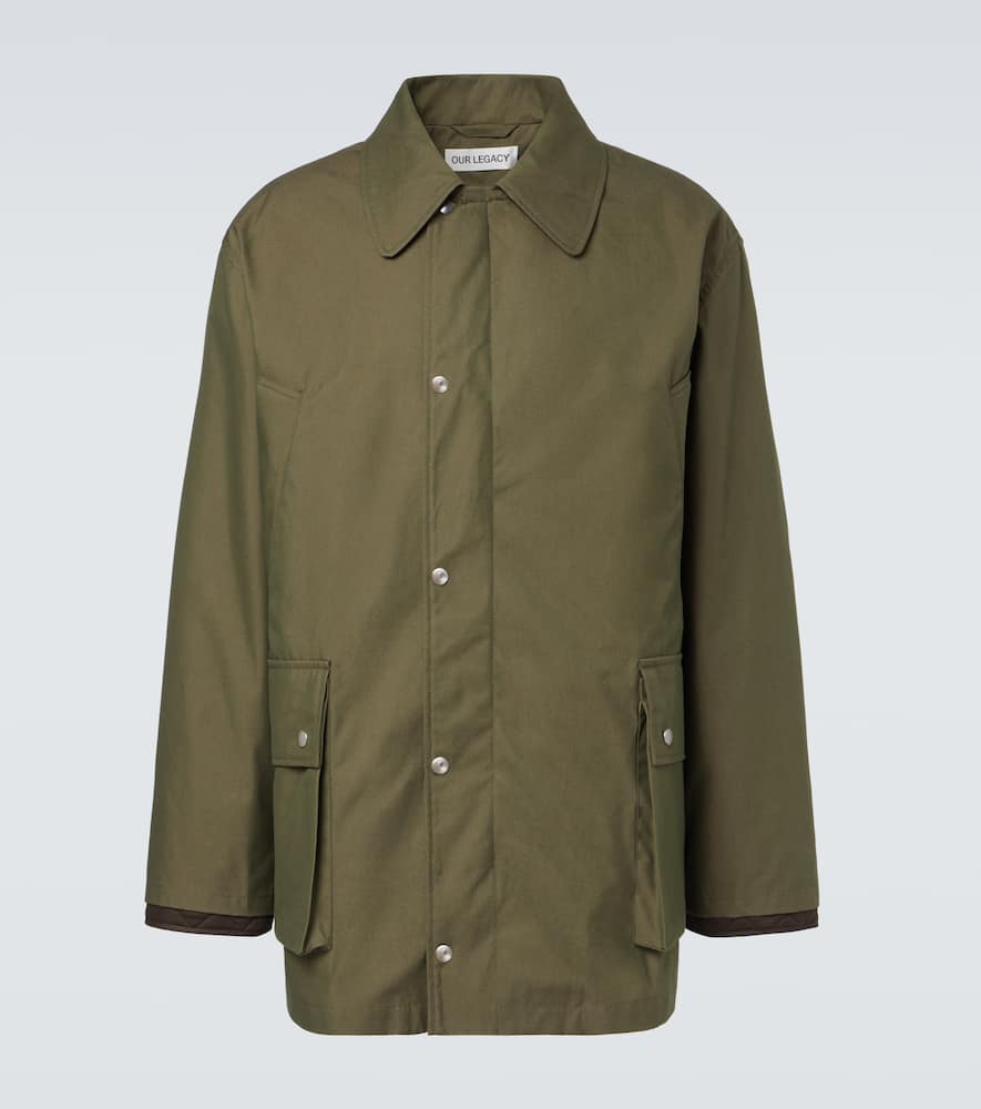 Hunter cotton-blend canvas jacket