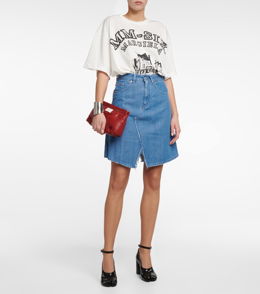 Denim miniskirt