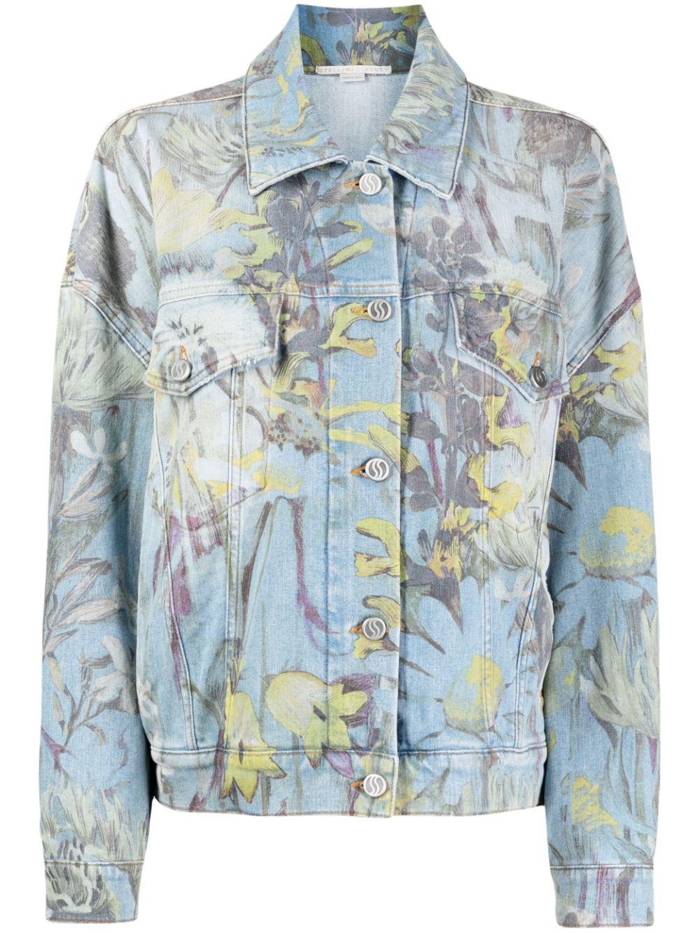 Rewild Flora denim jacket - Blue