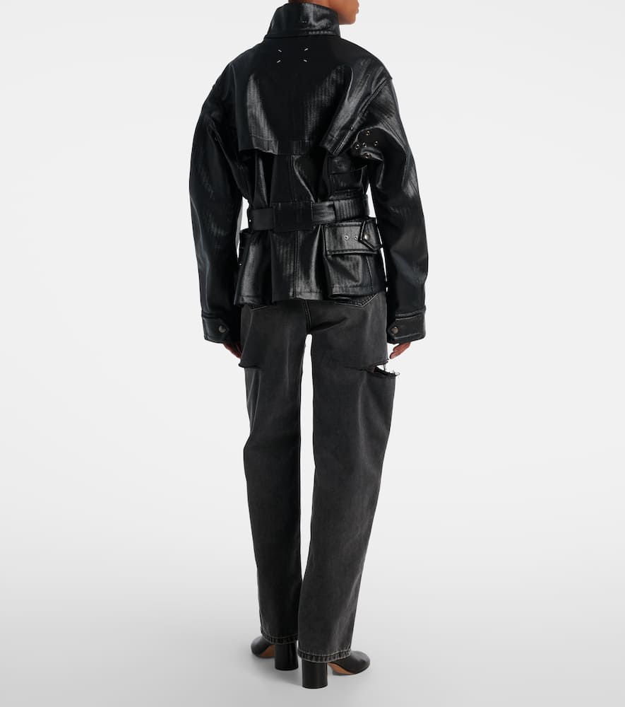 Herringbone cotton jacket