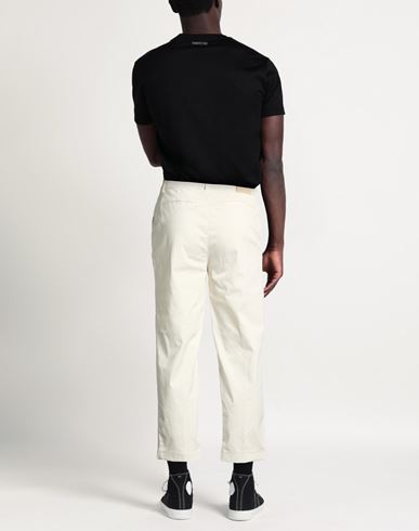Man Pants Cream Size 32 Cotton, Lyocell, Elastane