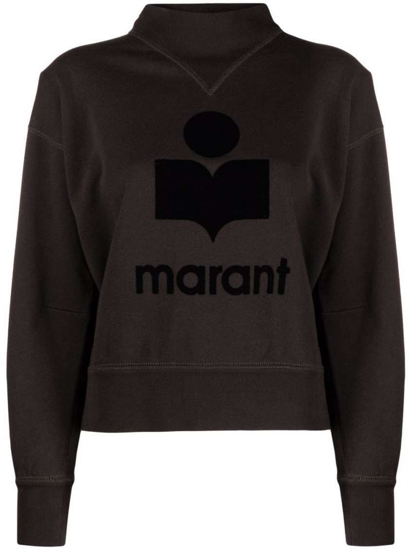 Dark Grey Moby Logo Sweatshirt