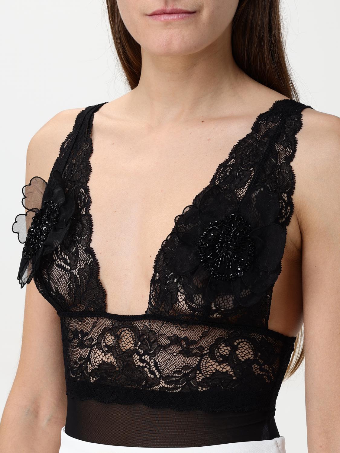 Top ELISABETTA FRANCHI Woman color Black