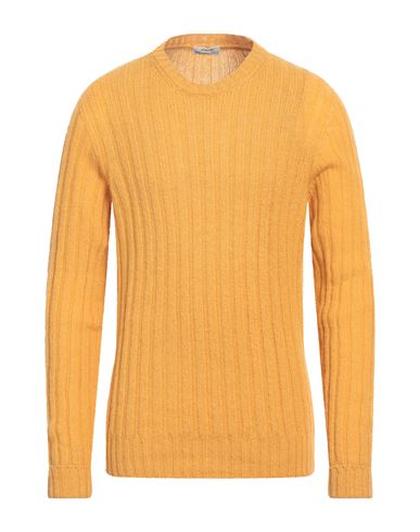 Man Sweater Yellow Size XL Virgin Wool