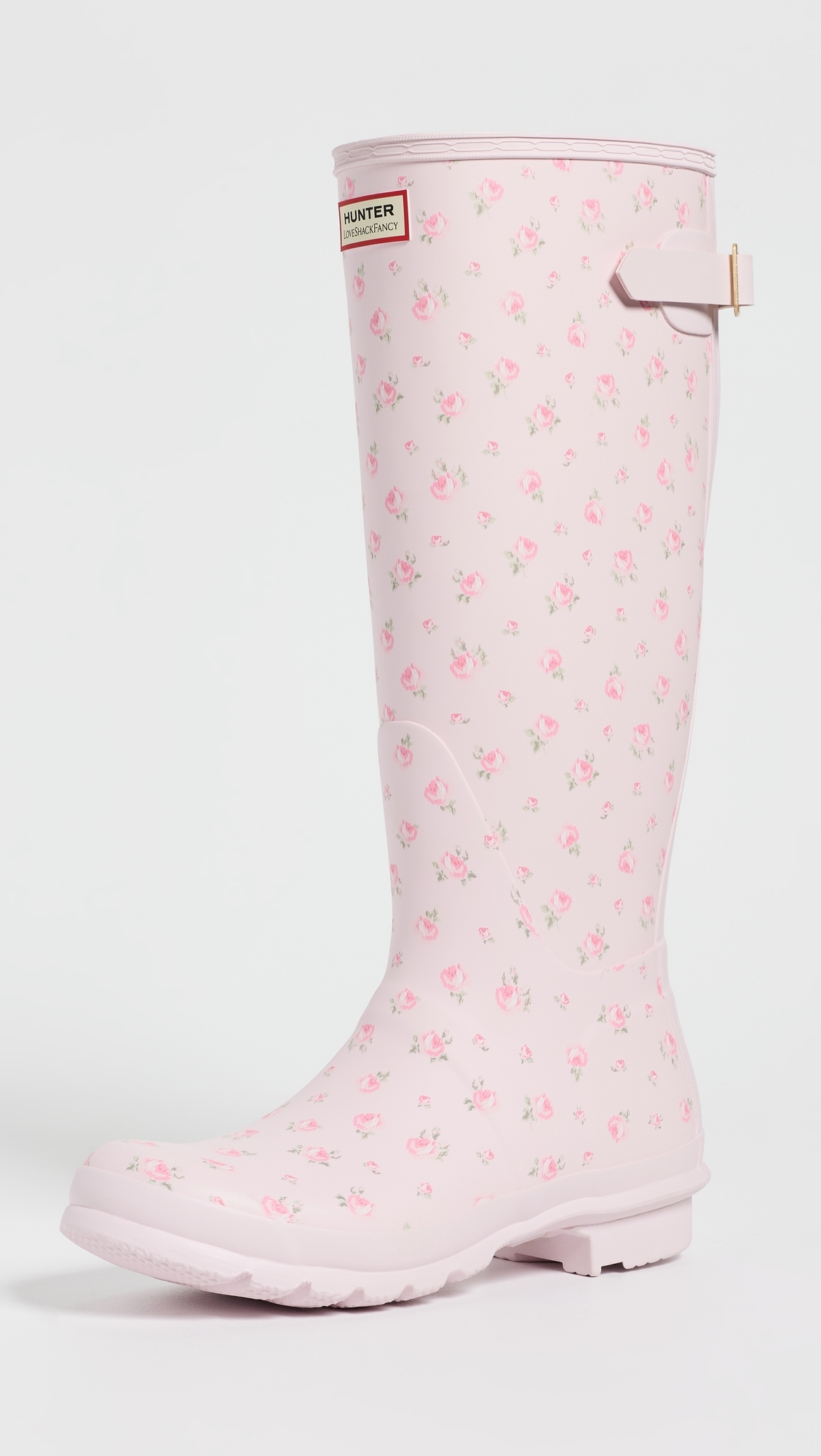 Hunter x LoveShackFancy Original Tall Back Adjustable Boots Light Pink 681