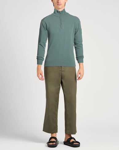 C. p. Company Man Sweater Dark green Size XS Polyamide, Wool, Polyester