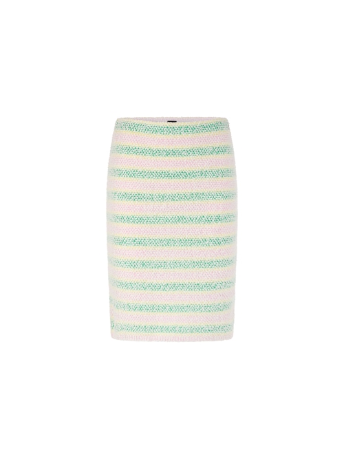 Marc Cain ‘Knitted in Germany’ bouclé skirt, green, 34 N