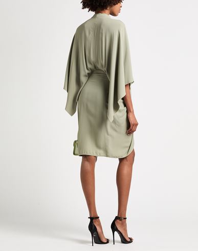 Woman Mini dress Sage green Size 8 Viscose, Acetate