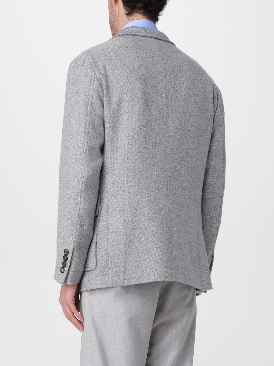 Blazer Men color Grey