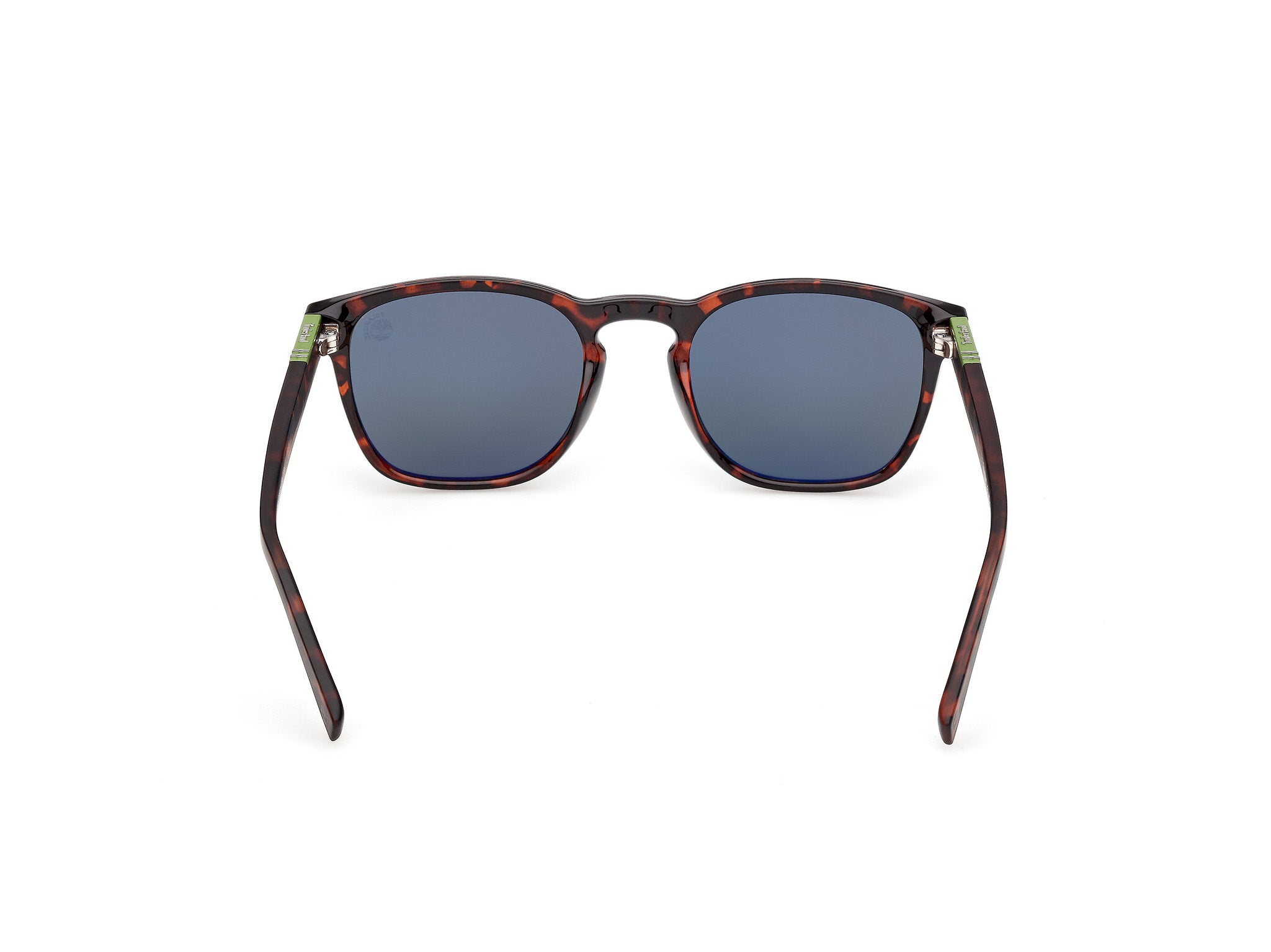 Timberland Man Timberland TB00007 56R Sunglasses Injected Havana Green Round Polarized