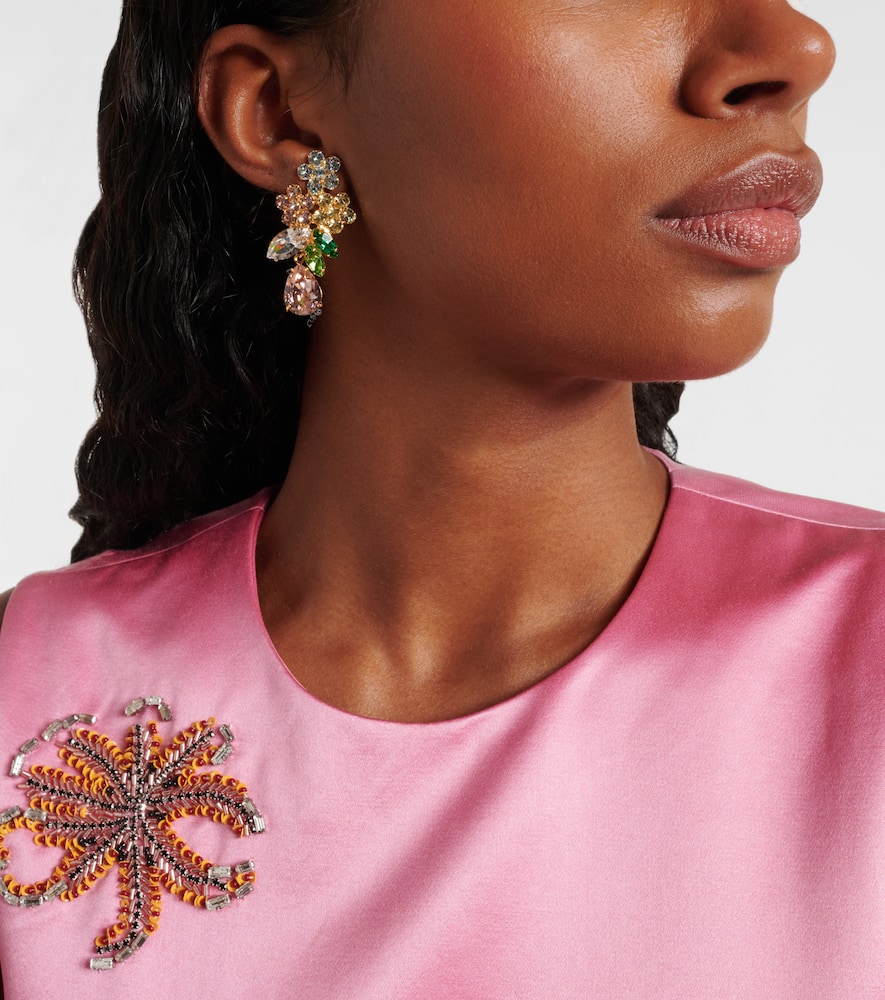 Jennifer Behr Bouquet gold-plated drop earrings