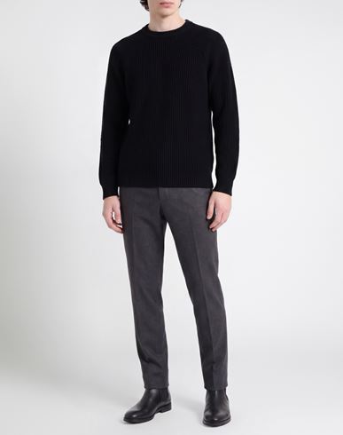 Man Sweater Black Size 48 Virgin Wool