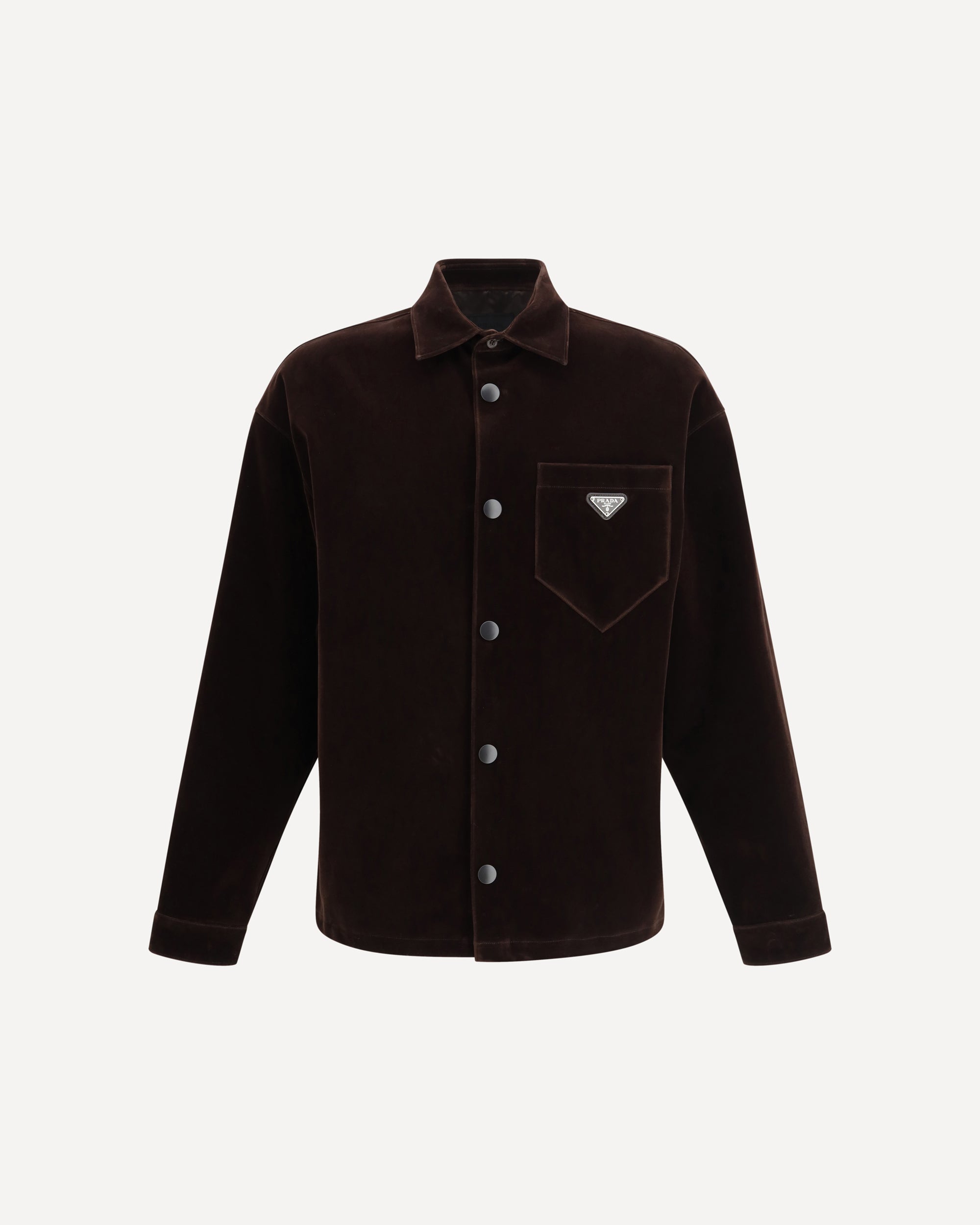 PRADA Velvet Shirt Jacket Male M
