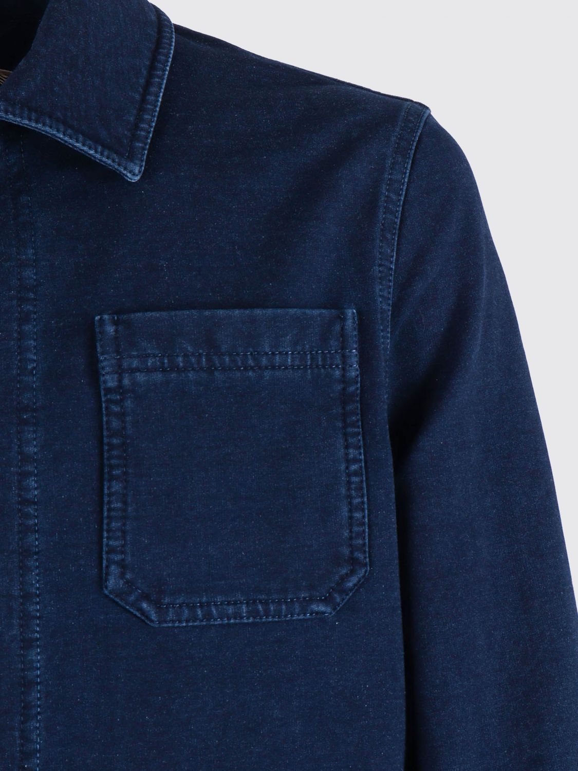 Coat Men color Blue