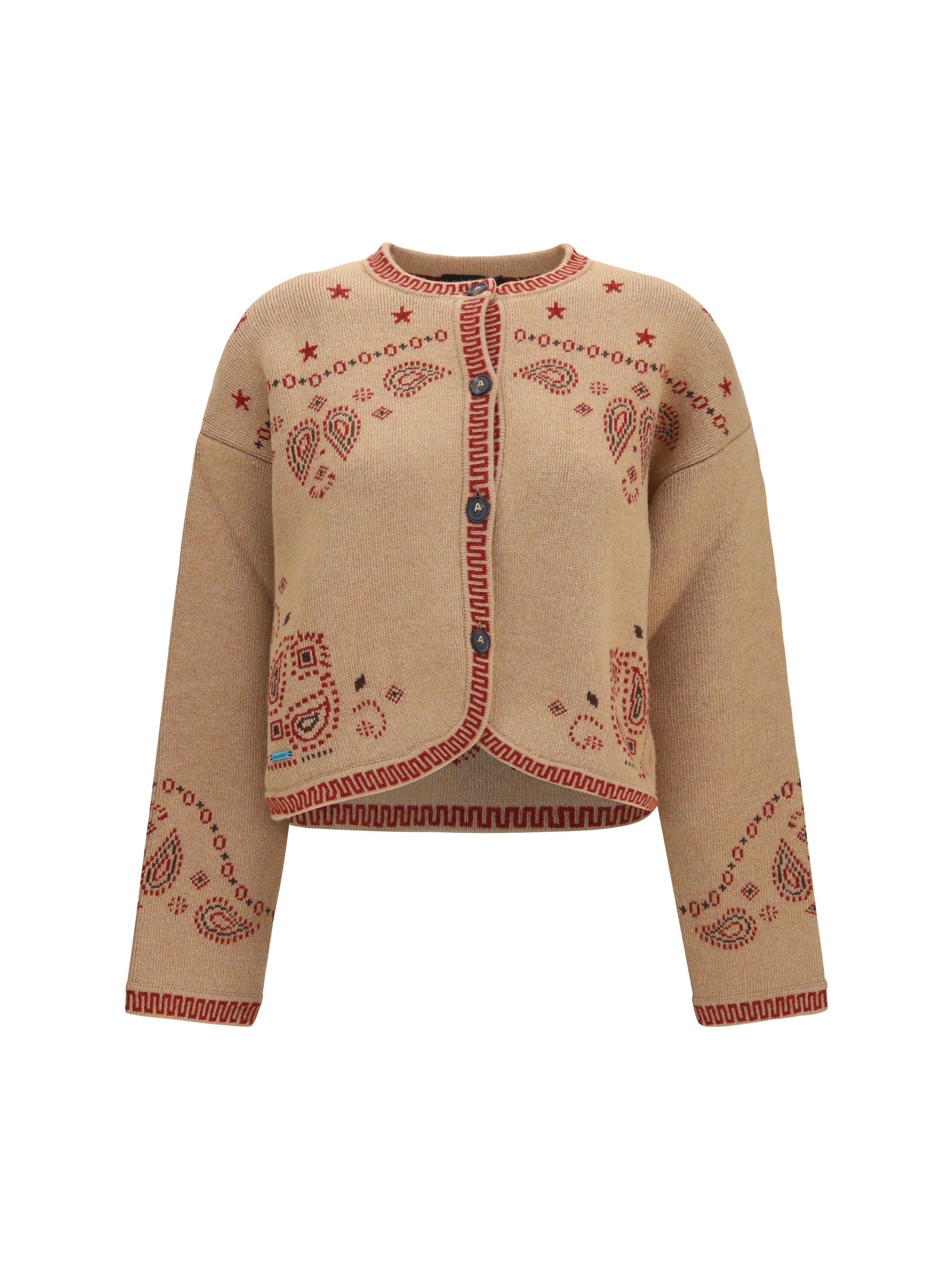 Bandana Jacquard Jacket — Beige