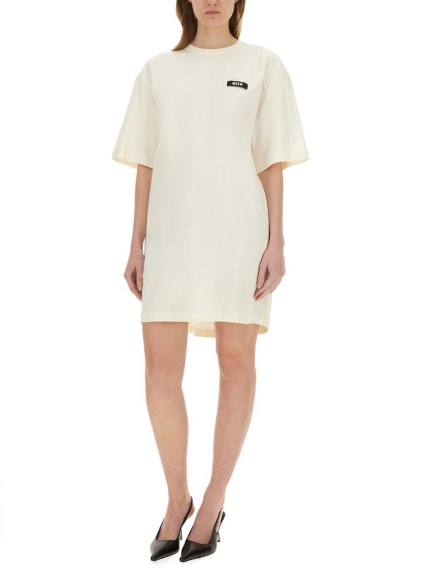 Short Dress With Logo