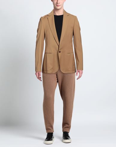 Man Blazer Sand Size 38 Polyester, Viscose, Elastane