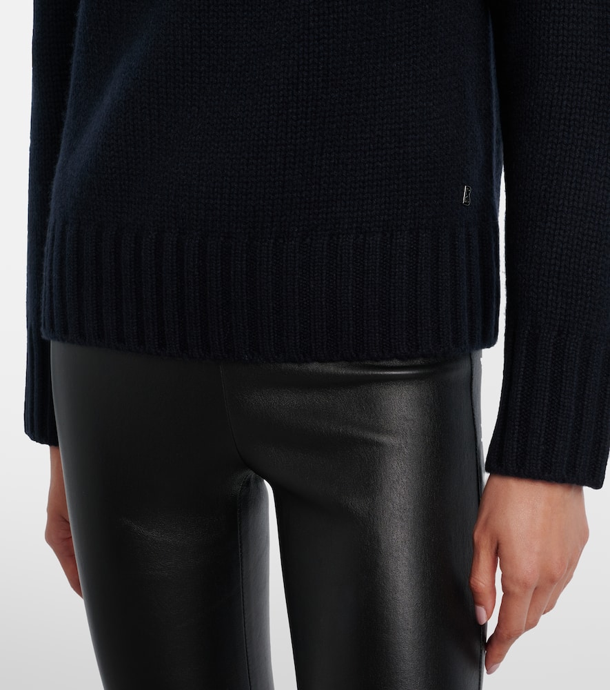 Ingrid jacquard cashmere turtleneck sweater