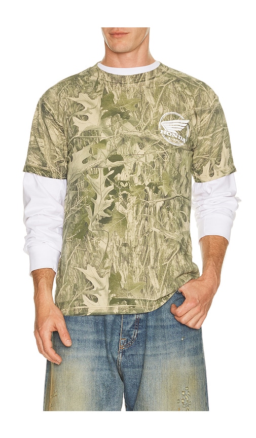 CPTN Apparel Trail Ops Tee in Green. M. Also in S, L, XL/1X